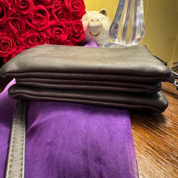 Charming Charlie Gunmetal Rhinestone and Studded Small Crossbody bag - Picture 7 of 11